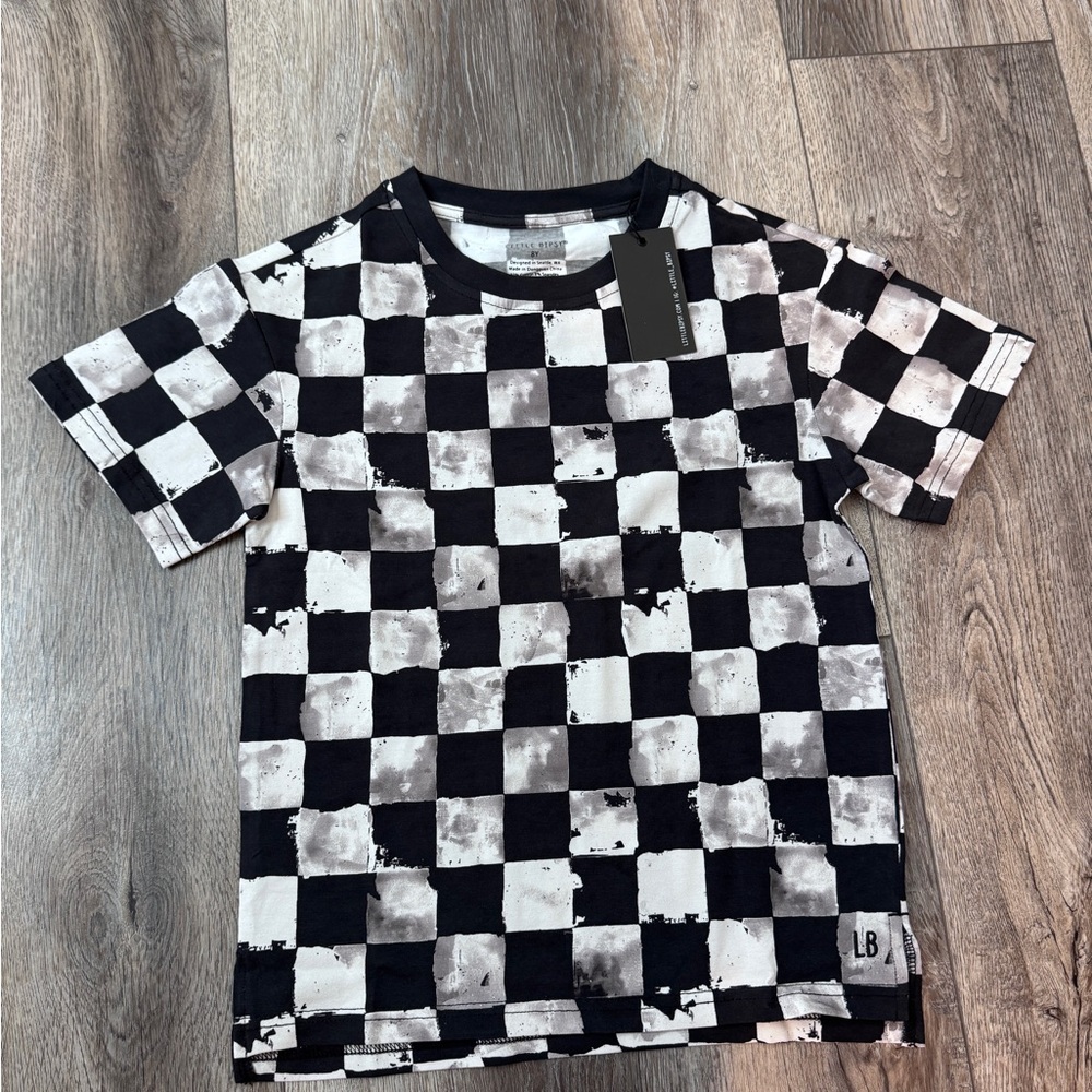 NWT Little Bipsy Checkered Shirt